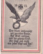 DR - Landwehr Inf.Rgt. Nr. 30 6. Kompagnie patriot. Feldpostkarte 1915