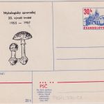 CSSR - 30 H. Ganzsache priv. Zudruck Mykologicky zpravodaj 1955-1957 ungebraucht