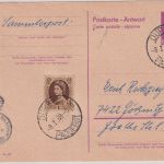 DDR/England - 15 Pfg. Ulbricht GA Antwortteil Durban Paquebot - Gößnitz 1968