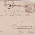 Österreich - 2 Kr. FJ AK (Stadtturm) Braunau - Sarmingstein 1898