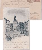 Österreich - 2 Kr. FJ AK (Stadtturm) Braunau - Sarmingstein 1898