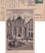 DR - 6 Pfg. "Danzig ist Deutsch" Karte SST 19.9. + Tagesstpl. 23.9. n. Hannover