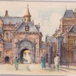 Niederlande - 2x20 C. Juliana Luftpostkarte n. USA s'Gravenhage - Monroe 1960
