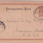 Österreich - Konstanz Bregenz Schiffspost Kurs 24 2 Kr. Ganzsache Bregenz 1892