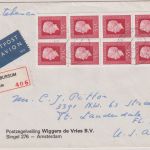 Niederlande - 8x55 C. Juliana Lupo-Einschreibebrief Bussum - Ft. Lauderdale 1978