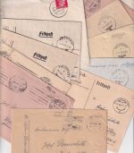 DR - Feldpost Korrespondenz (14 Belege) 1940 bis Kurland-Kessel (13.11.44) !