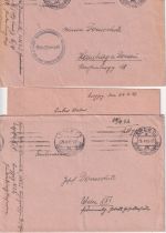 DR - Feldpost Korrespondenz (14 Belege) 1940 bis Kurland-Kessel (13.11.44) !