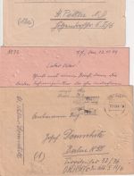 DR - Feldpost Korrespondenz (14 Belege) 1940 bis Kurland-Kessel (13.11.44) !