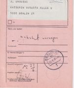 BRD - 40 Pfg. I&T Anschriftenprüfung München - Berlin 1978
