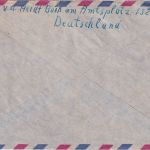 BRD - 1 M.+20 Pfg. Heuss I Luftpostbrief (6 gr.) n. BRASILIEN Bork 2.12.55