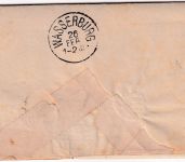 Bayern - Burgwinheim 42/2 HKS Brief 10 Pfg. Wappen weite Welle n. Wasserburg