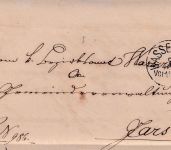 Bayern - Burgwinheim 42/2 HKS Brief 10 Pfg. Wappen weite Welle n. Wasserburg