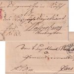 Bayern - Burgwinheim 42/2 HKS Brief 10 Pfg. Wappen weite Welle n. Wasserburg
