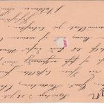 Dänemark - 10 Ö. Ganzsache Bahnpost 86 Sjael.JB (Kopenhagen) - Chemnitz 1882