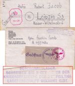 England - Durchgangslager 25.9.44 Kriegsgefangenenbrief n. Leipzig OKW-Zensur