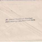 DR - Berlin 1935 Frei d. Ablösung Dt. Gesandtschaft Kopenhagen Brief n. Leipzig