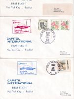 USA - Capitol Air Firstflight New York/GPO/AMF/UNO - Frankfurt a/M. 1980