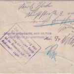 DR - OPA Chemnitz "Zur Ermittlung des Absenders..." Retourbrief Hohenstein 1935