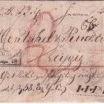 Sachsen - Chemnitz 12. APR 19 Ra2 Paketbegleitbrief Frankenberg - Leipzig