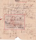 Sachsen - Chemnitz 12. APR 19 Ra2 Paketbegleitbrief Frankenberg - Leipzig