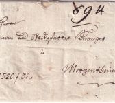 Württemberg - Stuttgart So.-Form Fahrpostbrief (Geldsendung) n. Mergentheim 1829
