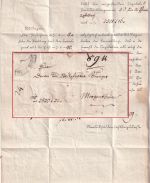 Württemberg - Stuttgart So.-Form Fahrpostbrief (Geldsendung) n. Mergentheim 1829