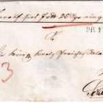Preussen - Pr. Friedland 25/7 L2 Bareinzahlungsbrief n. Schlochau ca. 1840