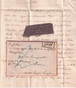 Preussen - Stettin bahnhof 31/5 Ra2 Brief/Muster ohne Wert n. Berlin 1861