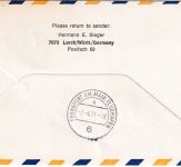 Marokko - Lufthansa Erstflug Casablanca - Frankfurt a/M. 2.4.1971