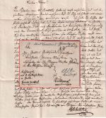 Baden/Württemberg - Bonndorf 1834 Geldbrief/Botenbrief (?) n. Stuttgart