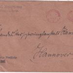 DR-Infla - Charlottenburg 16.5.22 200 Pfg. Postfreistempel Dienstbrief