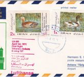 Iran - Lufthansa Erstflug Teheran - Ankara 1.4.1971