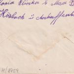 DR - Hösbach ü. Aschaffenburg 19.7.44 Zwangsarbeiterbrief n. Habkowce - Zurück !