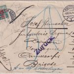 DR/Schweiz - Konstanz 4.10.14 Feldpostbrief "Zur Ermittlung des Absenders..."