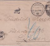 USA/DR- San Francisco 1889 unfrankierter Konsulatsbrief - 40 Pfg. Nachporto