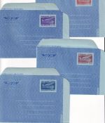 Bangladesh - 30 2,50 2,75 3,00 Bird 4 Aerogrammes - all unused