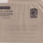 Bermuda - 6 P. King George VI. stationery aerogramme unused