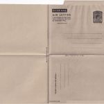Bermuda - 6 P. King George VI. stationery aerogramme unused