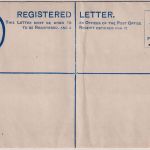 British Bechuanaland - 4 P. GB overprinted registered stationery 1889 unused