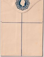 Bermuda - 3 P. King George V. registered stationery 1922 size F unused
