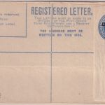 Bechuanaland Prot. - 3 1/2 P. GB Duty 5 1/2 P. regist. stationery F-size unused