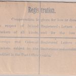 Bechuanaland Prot. - 3 1/2 P. GB Duty 5 1/2 P. regist. stationery F-size unused