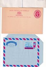 Bahamas - 9 unused stationeries (aerogramme, registered letters, postcard etc.)