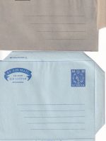 St. Lucia - Aerogramme 5 different stationeries - all unused