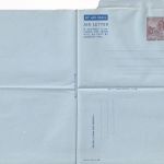 St. Chistopher Nevis Anguilla - 12 C. Aerogramme air letter stationery unused