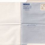 St. Chistopher Nevis Anguilla - 6 C. Aerogramme air letter stationery unused