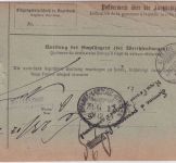 Bayern - 50+20+10 Pfg. Wappen Paketkarte n. BELGIEN Ludwigshafen III - 21.12.91