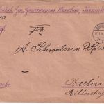 DP Polen - Warschau 1916 Heeressache/Dienstbrief (Passzentrale) n. Berlin