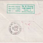 BRD - Lufthansa Firstflight Hannover Paris 30 Pfg. Privatganzsache 1971