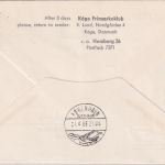 Berlin - Lufthansa Sonderflug Hamburg Kopenhagen 15+20 Pfg. Privatganzsache 1966